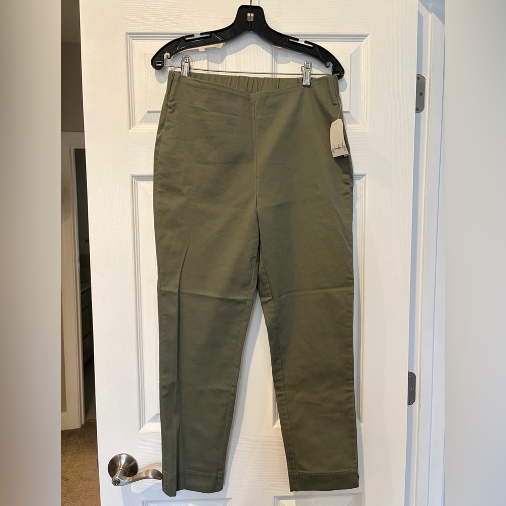 NWT Olive Green Straight Leg Pants